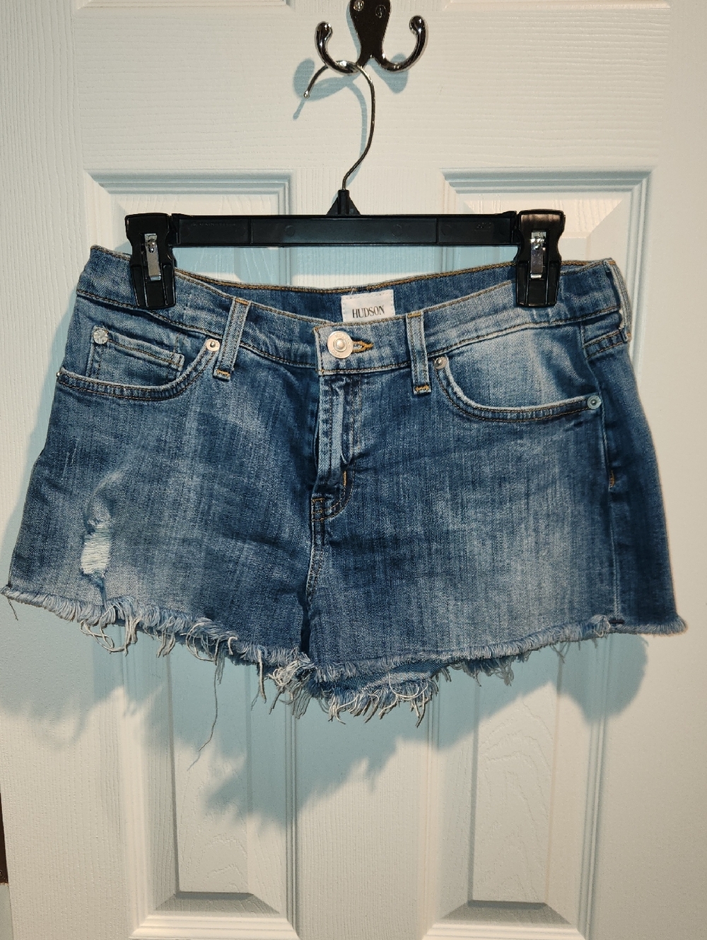 Hudson Jeans Medium Blue Denim Shorts